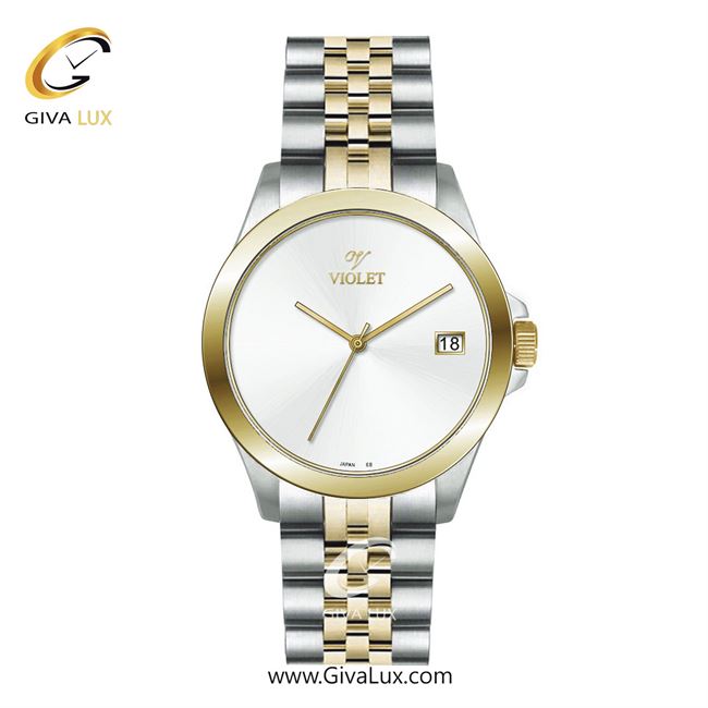 ساعت مچی اورجینال مردانه ویولت VIOLET طلایی-نقره ای | نقره ای-طلایی| نقره ای| کد رفرنس 0589/2